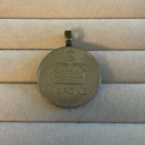 Estate jewelry, coin pendant